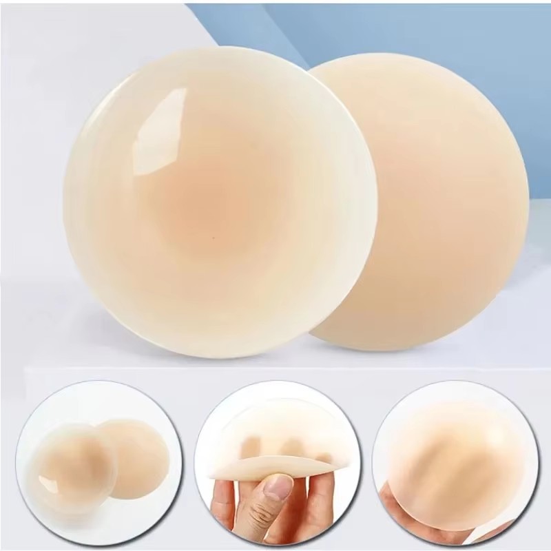 Silicone Bra Adhesive - 1 زوج قابلة لإعادة الاستخدام بتلات