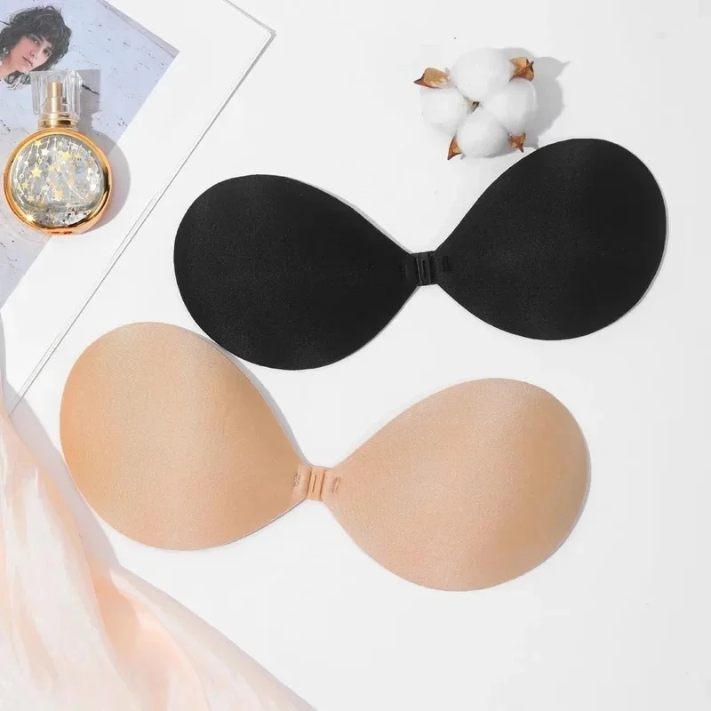 1/2/4 قطع حمالة صدر نسائية غير - مراجعة Silicone Bra Adhesive وسعره